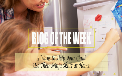 3 Ways to Help Your Child Use Their Ninja Skillz at Home
